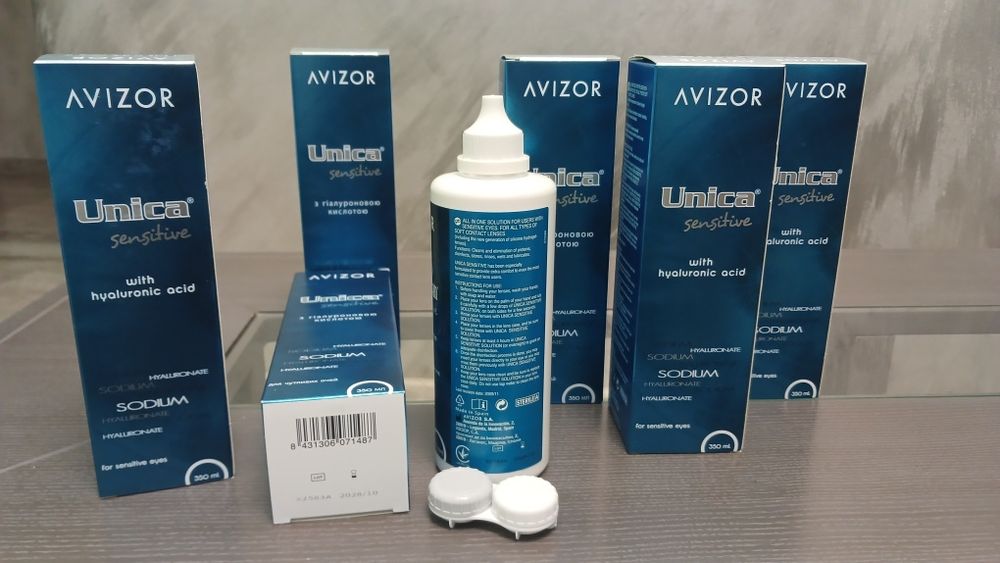 Розчин для контактних лінз Unica sensitive 350ml Avizor