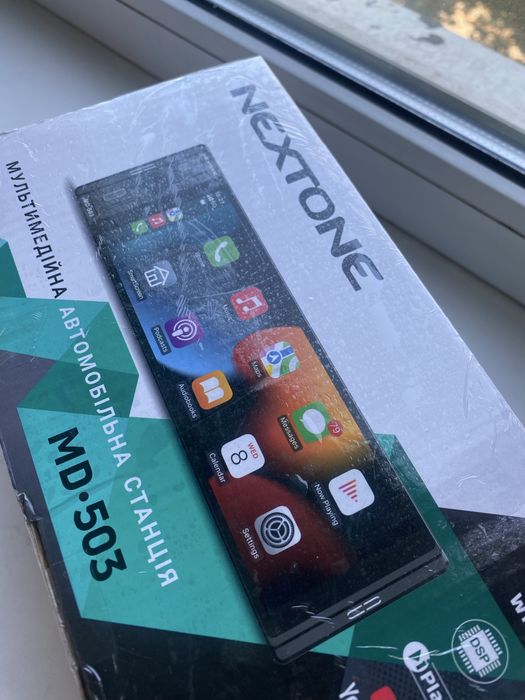 Автомагнітола 1DIN Nextone MD-503 (2/32Gb) 6.3" IPS / CarPlay / Android Auto