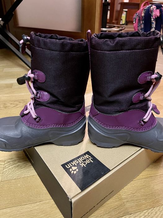 Зимние ботинки 20см jack wolfskin снегобутсы