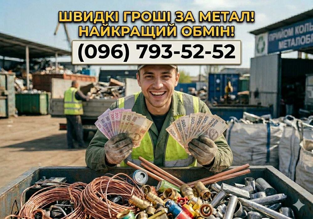 Прием цветного металла, вивіз металу  Медь, Алюминий, Бронза. Метал Дорого! Выезд с весами