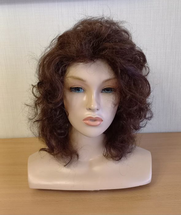 Парик  натуральный каскад волнистый Вьетнам