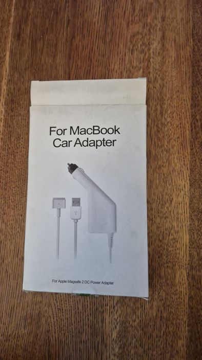 Ładowarka samochodowa do MacBook 85W – MagSafe 2 + USB – mało używana