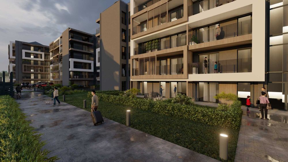 Mieszkanie 56,13 m2 oś. Błękitne blok B M48 stan deweloperski