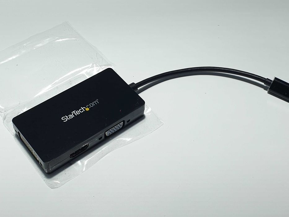 адаптер  USB TYPE C to HDMI VGA DVI 4K 30Hz Startech cdpvgdvhdbp