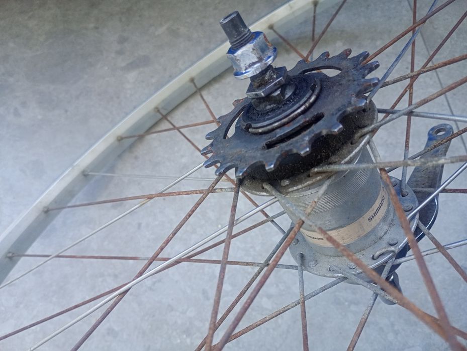 Shimano nexus inter 3 SG-3C40 piasta, 36 szprych z kołem