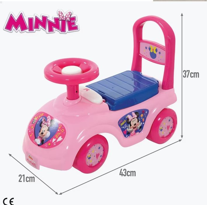 DISNEY Minnie Rides c/telefone, buzina e arrumação