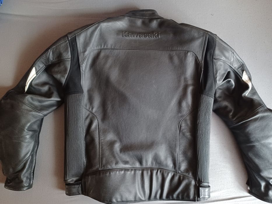 Skóra kurtka skórzana motocyklowa Kawasaki Ginza oryginalna