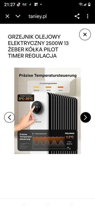 Grzejniki elektryczne