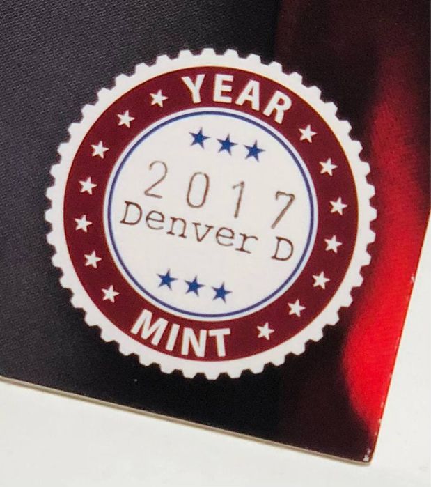 USA Quarters Collection 2017 Denver (Gold Plated) — набір 5 монет, оригінал