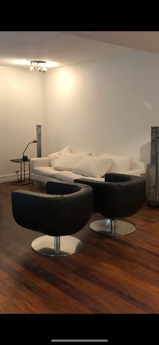 Original Tulip Chair by B&B, 100% Leather, Set of 264586033958147121