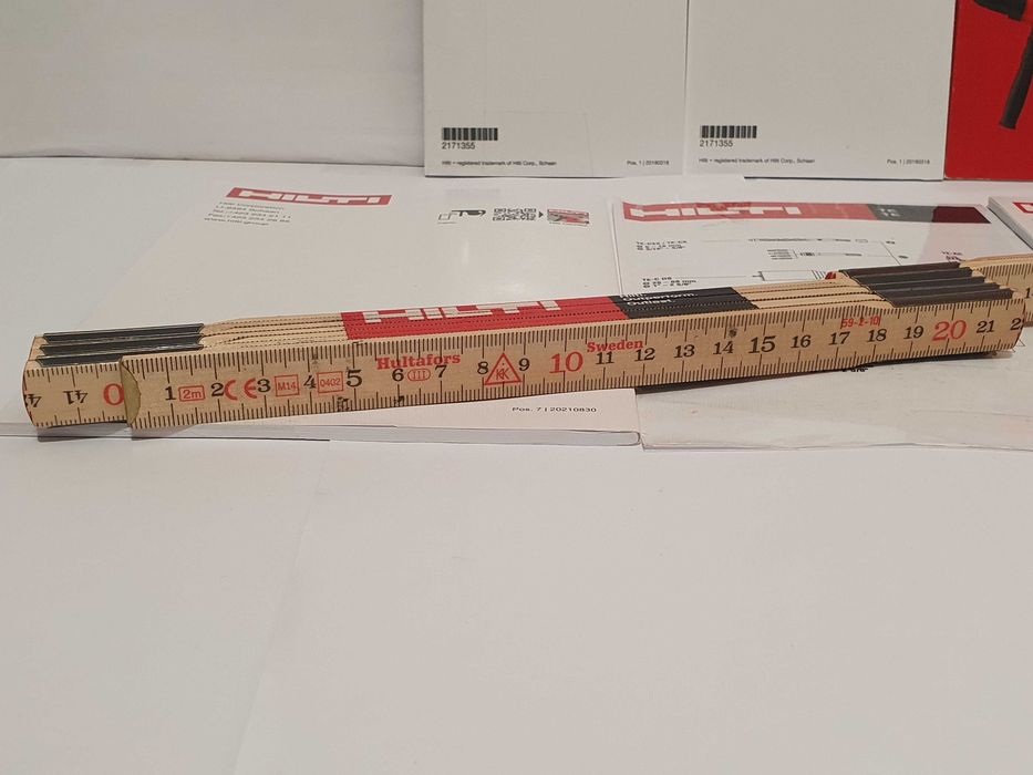 HILTI miara skladana 2m drewniana super jakość Sweden