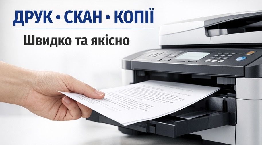 Послуги з друку та скануванню документів
