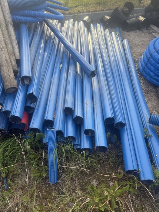 Rura dwudzielna arot fi 110 i 160 osłona przewodu kabla w ziemi