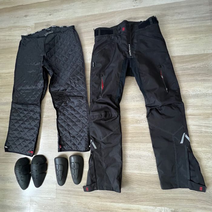 Spodnie motocyklowe na quada turystyczne ADRENALINE SOLDIER PPE czarny M