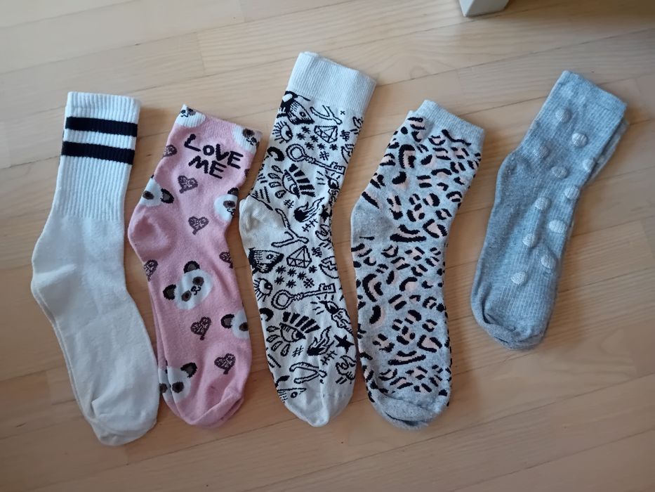 Zestaw skarpetek damskich dziewczęcych