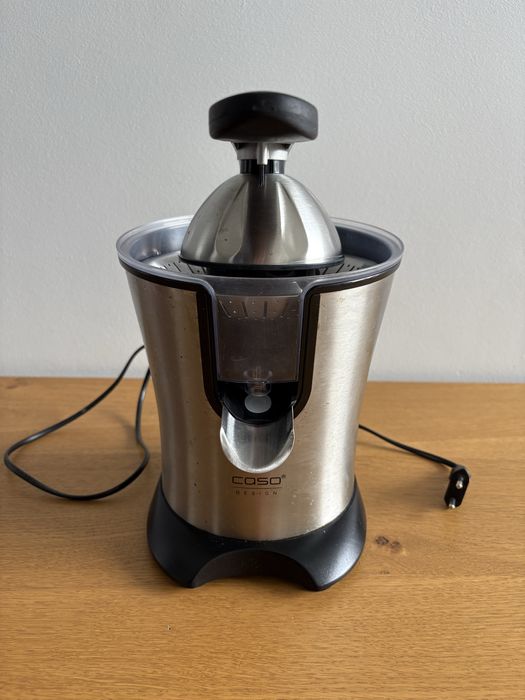 Caso design wyciskarka do cytrusów pomarańczy srebrna