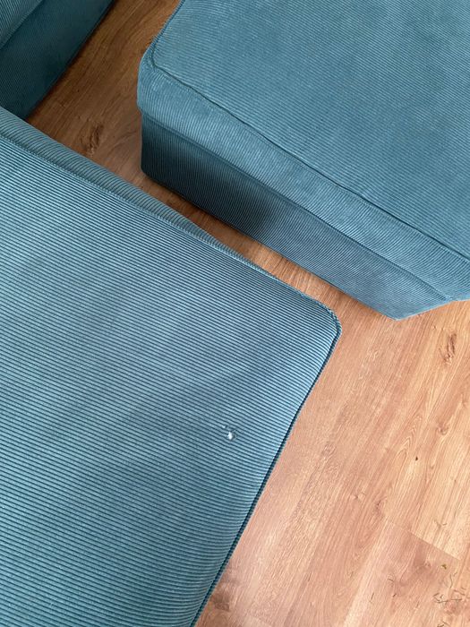 Narożnik sofa Kivik Ikea z podnóżkiem