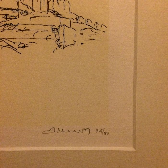 Serigrafia do Arquitecto Adalberto Dias