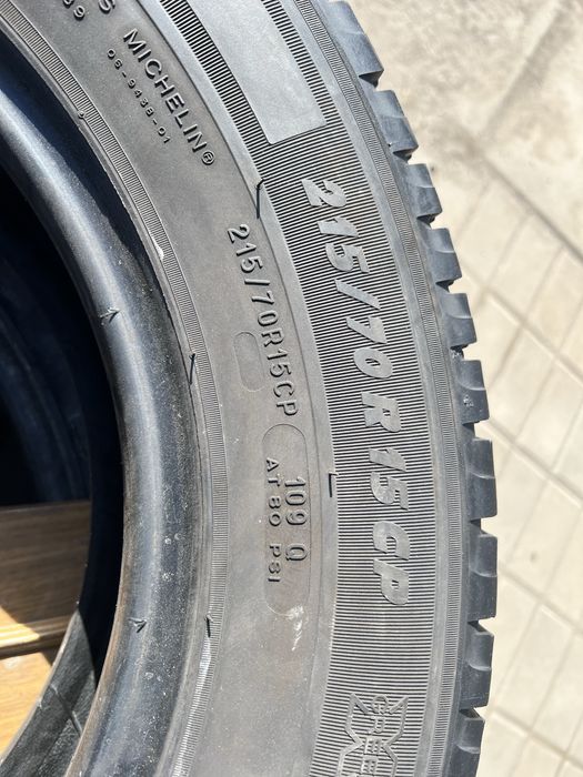 Шини 215/70/15с Michelin‼️;6.5/7mm‼️; комплект; літні; рещина склад R15 цешка
