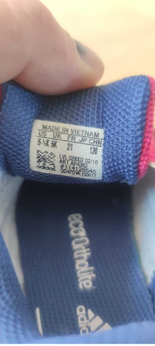 Buty dziewczęce Adidas rozmiar 21