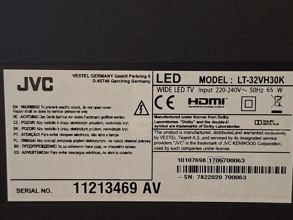 Telewizor JVC 32"