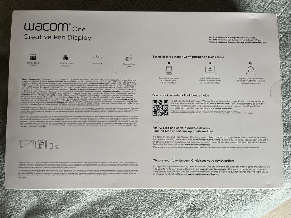 Wacom One 13” Pen Display