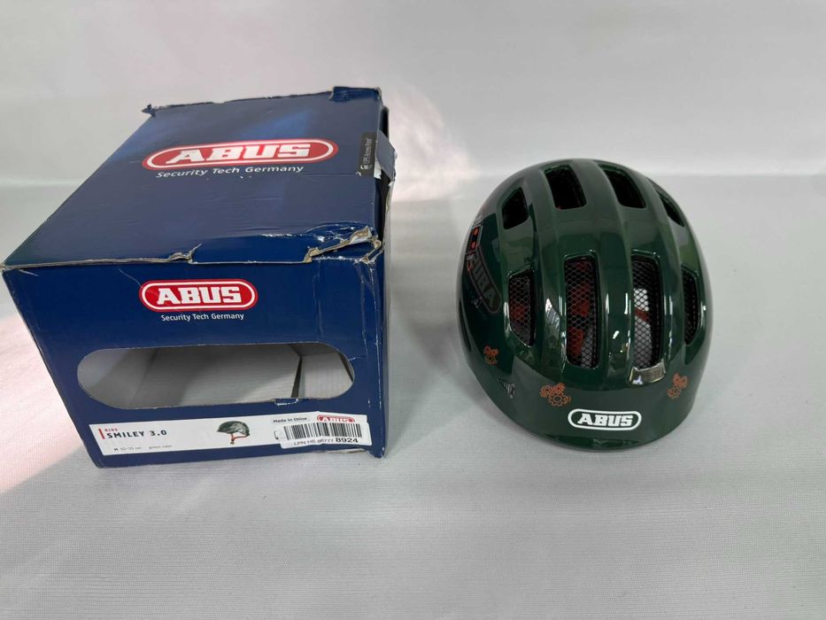 Kask rowerowy dziecięcy Abus Smiley 3.0 Green Robo M 50-55cm