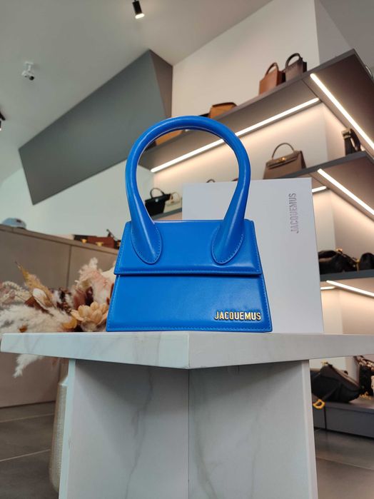 Сумка Jacquemus Le Chiquito Medium leather bag Blue