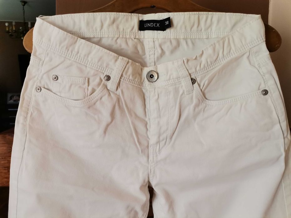 Białe Spodnie Dżinsy
