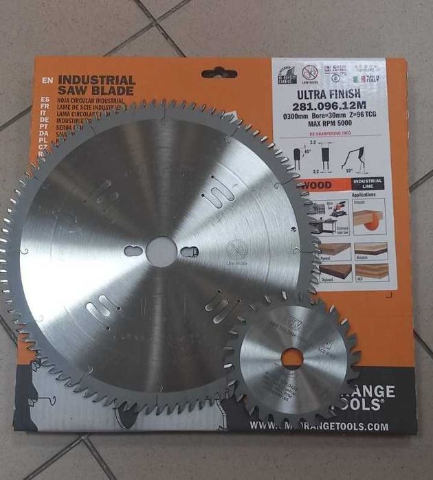 Komplet piła FI 300 do płyty + podcinacz