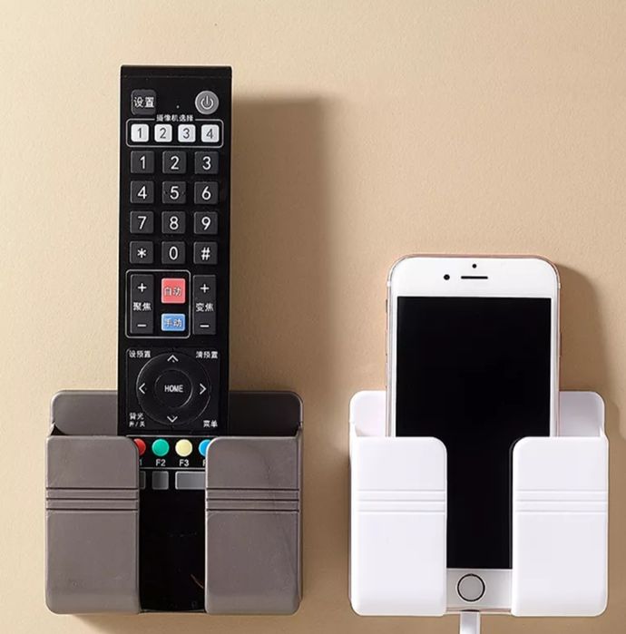 тримач для телефона на стіну, чорний або білий