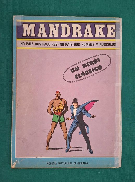BD Mandrake No País dos Faquires, A.P.R., com defeitos impressão, 1979