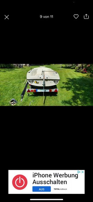 Żaglówka Flying Bee z przyczepą