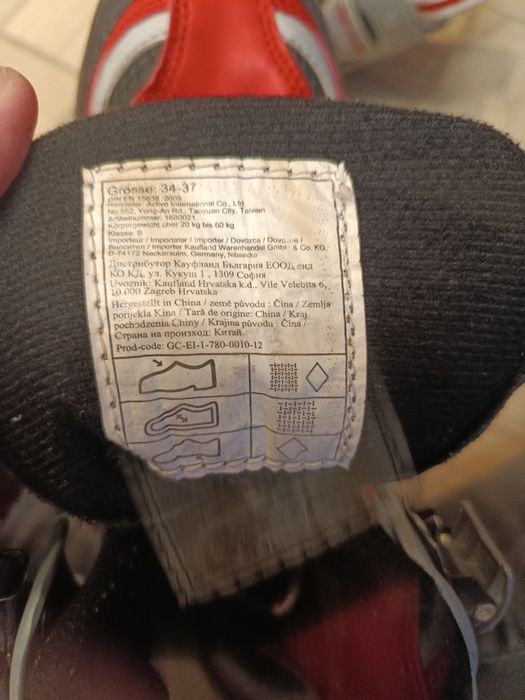 Łyżwy ACTIVO rozmiar 34