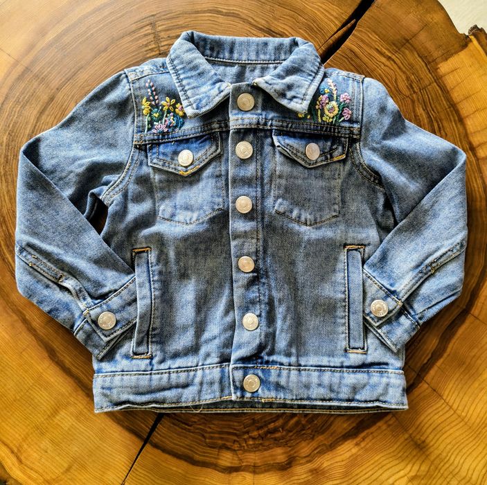 Kurtka jeansowa HANDMADE