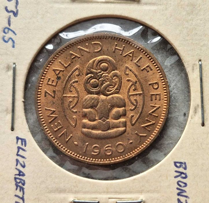 C16) NOWA ZELANDIA - 1/2 Pensa - 1960 r.