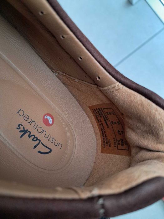 Оригинальные  туфли Clarks  размер 43