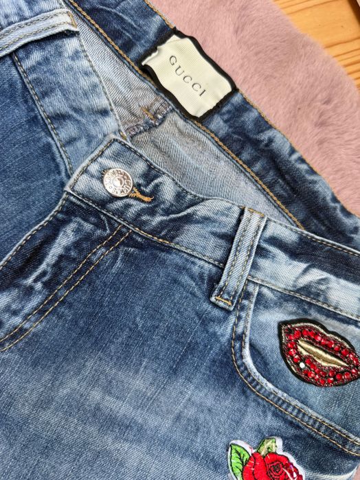 Jeansy spodnie Gucci