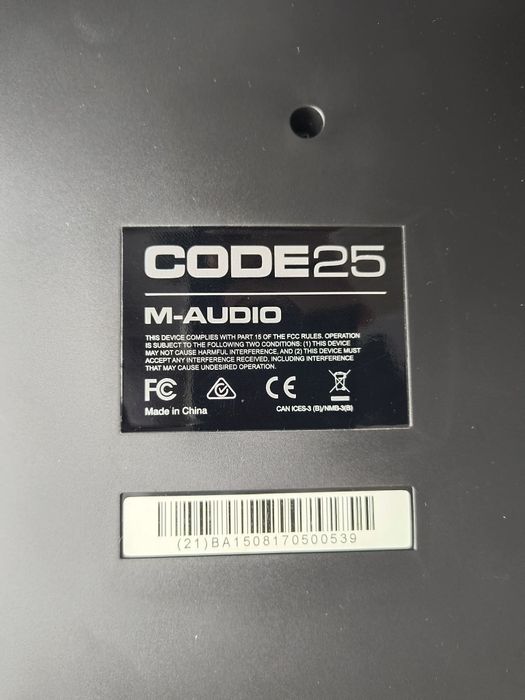 M-Audio Code25 keyboard