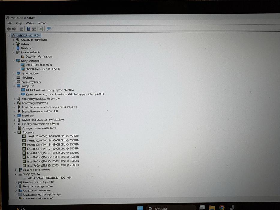 HP Pavilion gaming I5-10300H • 16GB RAM • SSD 1TB • GTX 1650 Ti