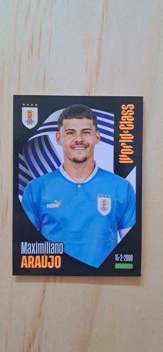 Cromo futebol de Maxi Araujo(World Class)da Panini