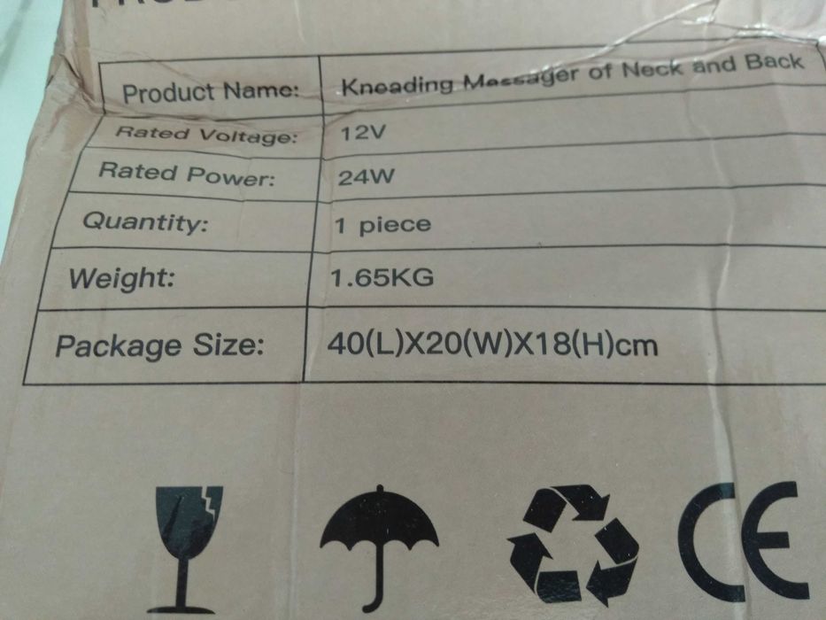 Massajador em forma de U ideal para pescoço, dor nas costas