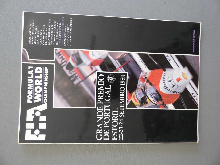Guias Grande Prémio de Portugal de Formula 1 1989 a 1991