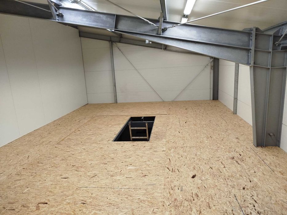 Antresola, Przesklepienia stalowe