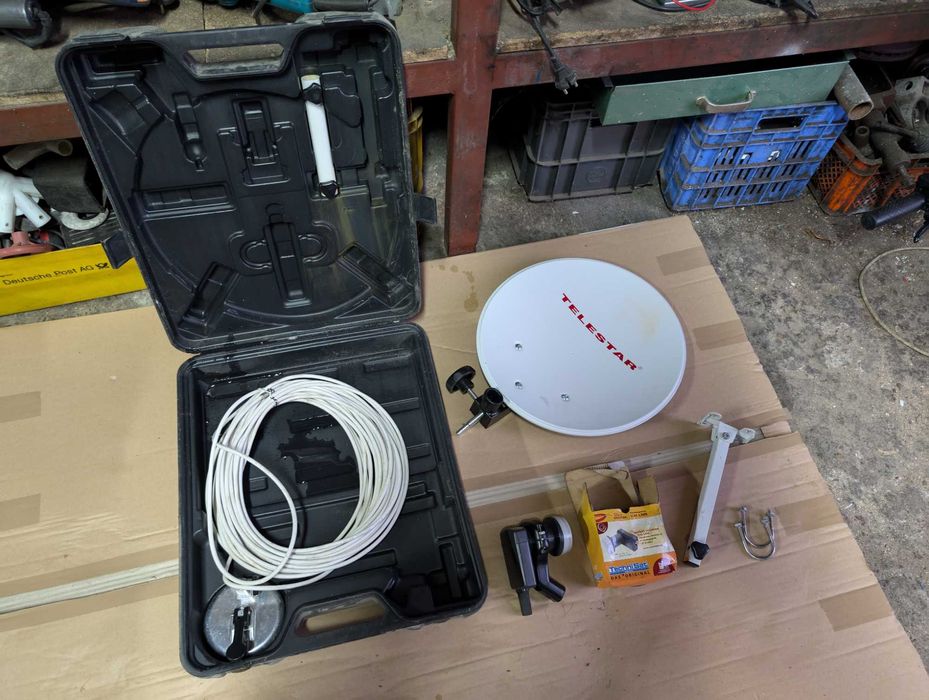 Antena turystyczna TV Satelitarna zestaw