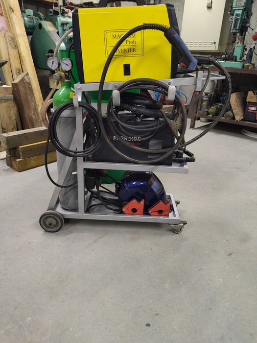 Wózek spawalniczy, wózek pod migomat