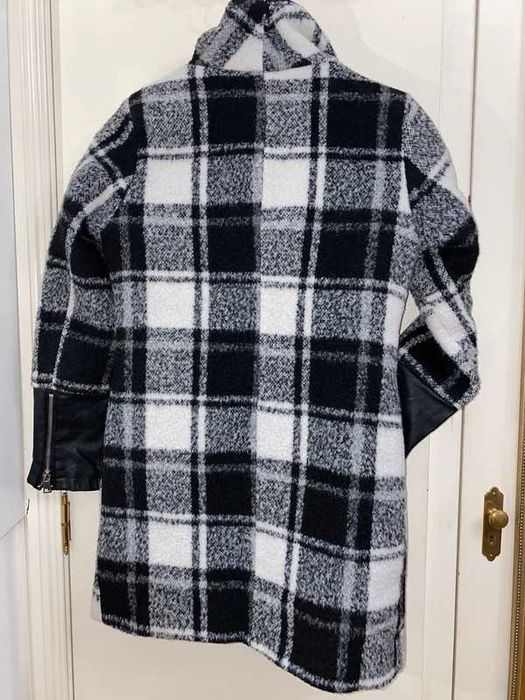 Casaco padrão quadrados