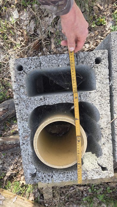 Komin systemowy 2 bloczki