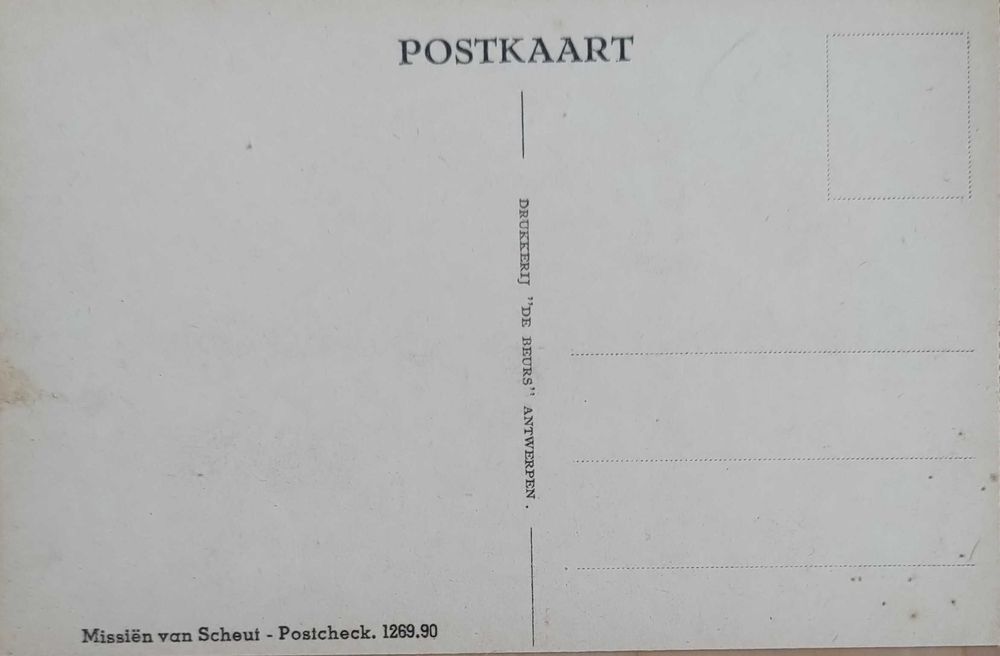 Postal Congo, Missiën van Scheut