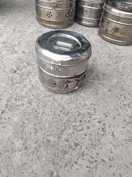 Медицинские биксы , футляры нержавейка коптильня СССР